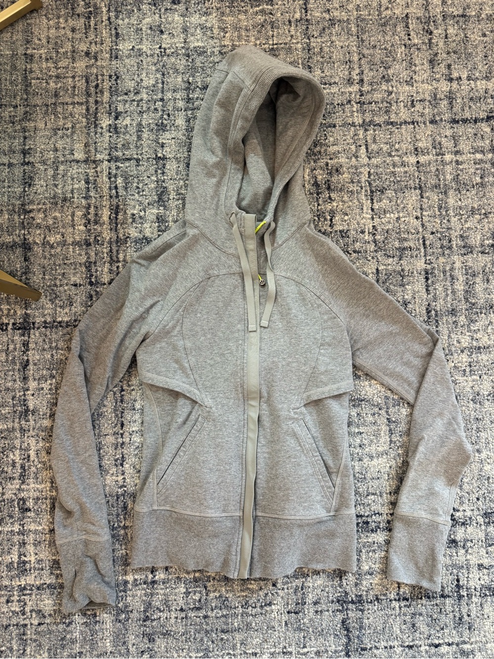 Lululemon Women's Gray Hooded Zip Jacket Size 6